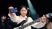 Guitar Girl Li-sa-X - 11 y_o shredding with a credit card-G8TL0FertVM
