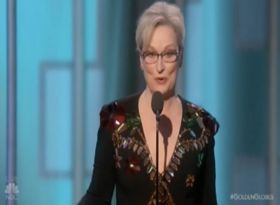 Golden Globes 2017 -- Meryl Streep