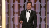 Jimmy Fallon - Batman v Superman joke @ 2017 Golden Globes