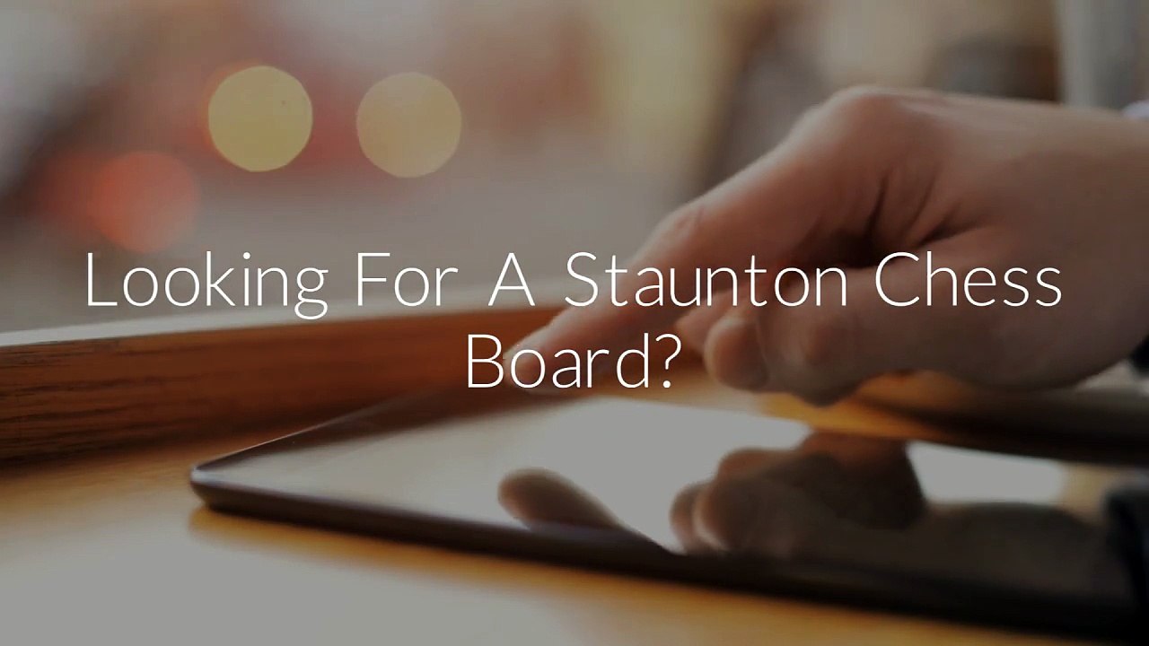 Chess Classic LTD : Staunton Chess Board