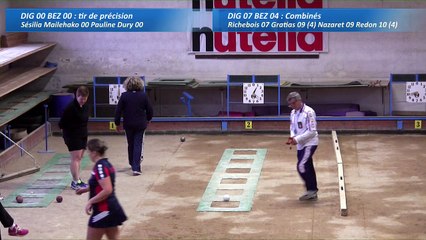 Second tour intégral, Digoin contre Fontaine, Club Elite Féminin, J7, Sport Boules, saison 2016-2017