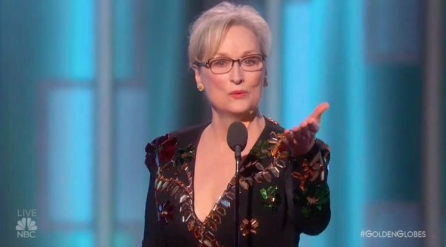 Meryl Streep’s Golden Globes speech is exactly what we need right now