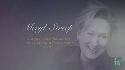 El homenaje a Meryl Streep en los Globos de Oro 2017