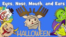 Eyes Nose Mouth Ears Song (Halloween Version) _ Halloween Songs for Kids-F8OFMQnenWg