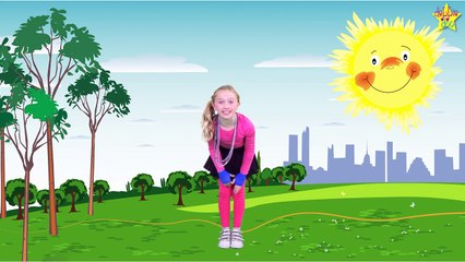 Head Shoulders Knees and Toes - Nursery Rhyme for kids with Let's Star Jump Mash up!-DqA4Mj0HruQ