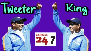 Virendra Sehwag makes a mistake while trolling a New Website named Emirates 24/7.