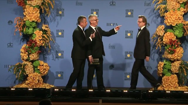 'The Crown' Cast & Crew - Golden Globes 2017 - Backstage Interview