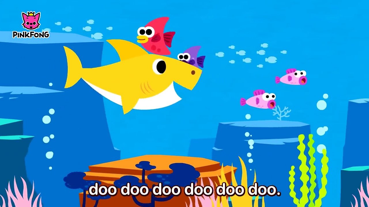 Baby Shark _ サメのかぞく 英語 _  どうぶつのうた _ ピンクフォン童謡-XVS4_sOynfw