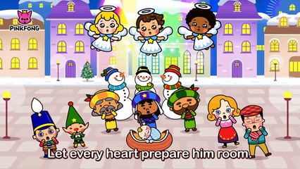 Joy to the World _ もろびとこぞりて _ クリスマスソング _ ピンクフォン英語童謡-utqamA-SUJY