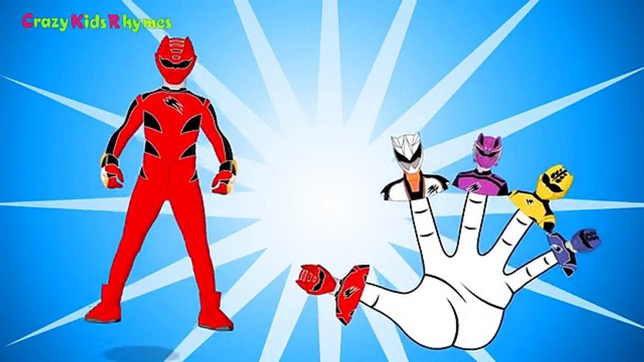 Finger Family (Power Rangers Family) Nursery Rhyme - Kids Animation ...