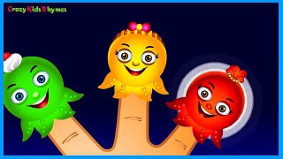 Finger Family Octopus Lollipop Nursery Rhyme _ Rhymes for Children _ Family Finger Song