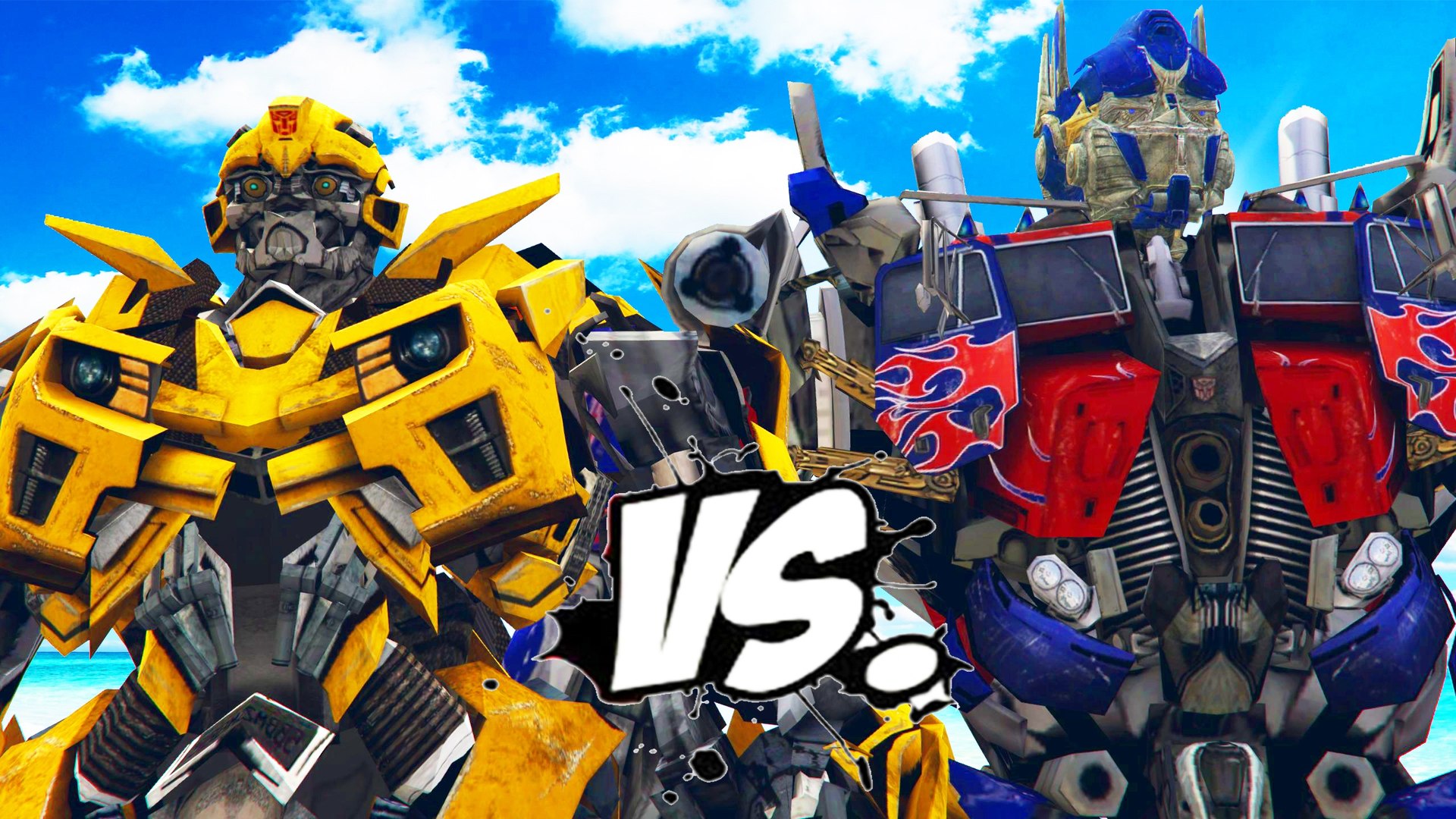 ⁣BUMBLEBEE vs OPTIMUS PRIME - Transformers Battle