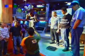 Johnny Catherine, Kamel Jemel - boxe au stade de l'est début juillet 2004