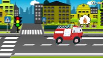 The Tow Truck and The Fire Truck - Fire! Cartoon for kids about Trucks and Cars Episode 40
