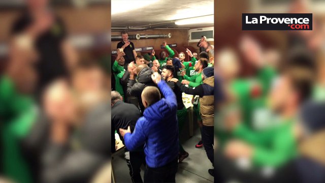 La joie des joueurs de Consolat après la victoire en Coupe de France