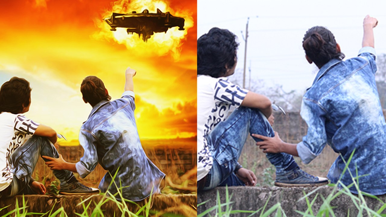 Background Manipulation Effect Photoshop CC "Episode 01"
