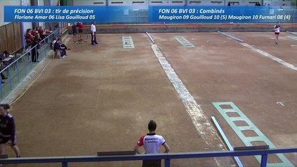 Second tour, premier tir de précision, Club Elite Féminin, J4, Fontaine contre Bièvre-Isère, saison 2016-2017