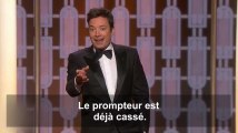 Le prompteur de Jimmy Fallon a lâché au pire moment des Golden Globes