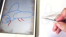 Как нарисовать для детей. Рисуем насекомое Муха. How to draw for children. How to draw Insect Fly
