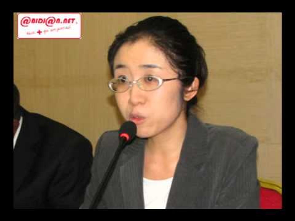 Abiko Yu, Directrice du JICA situe sur l'opportunité du projet cohésion sociale du Grand Abidjan