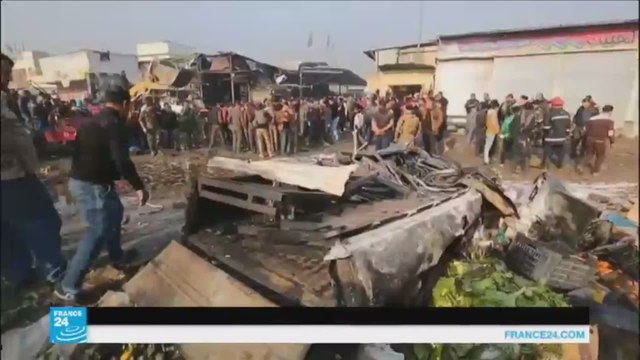 سوق جميلة في مدينة الصدر يتعرض لتفجير انتحاري