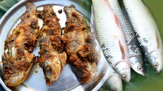 Fish Fry Recipe, Easy Fish Fry, Fish Fry Indian Style, Big Fish Cleaning Cooking in village