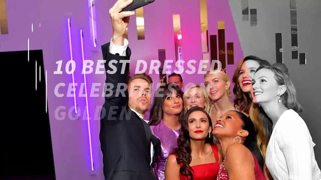 10 best dressed celebrities on Golden Globes 2017 red carpet