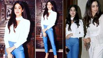 Sridevi & Daughter Jhanvi Kapoor Look HOT At Manish Malhotra's Party
