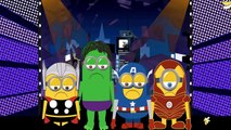 Minions Vs Hulk in Gym Funny Prank Cartoon! Finger Family #Minions Songs Nursery Rhymes_70
