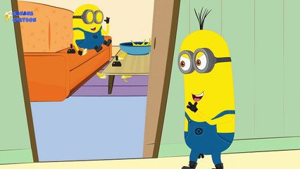 Minions Vs Hulk in Gym Funny Prank Cartoon! Finger Family #Minions Songs Nursery Rhymes_9
