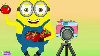 Minions Vs Hulk in Gym Funny Prank Cartoon! Finger Family #Minions Songs Nursery Rhymes_78