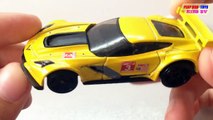 Tomica & Hot Wheels Toy | Corvette C7.R Vs Lotus Evora Gte | Kids Cars Toys Videos HD Collection