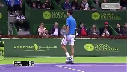 Djokovic smashes racket in Doha