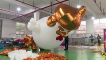 Chine: des sculptures gonflables de Trump pour l'année du Coq