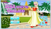 Permainan Beku Elsa Lalat ke Thailand - Play Frozen Games Elsa Flies to Thailand