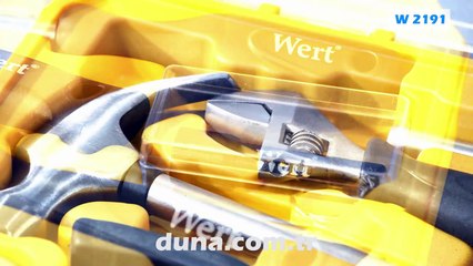 WERT 2191 Kutulu Alet Seti - 17 Parça