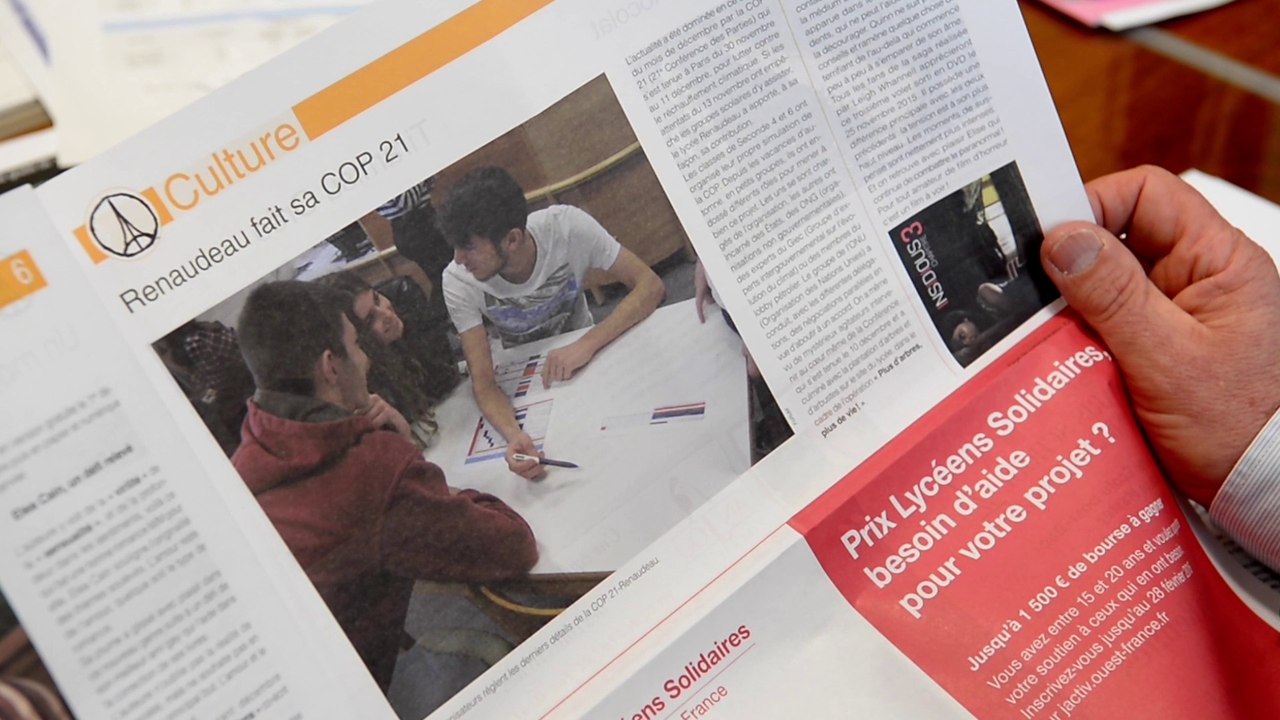 René-Jean Piazza, Directeur de publication du journal Forum, et Proviseur du lycée Renaudeau-Mode, de Chol