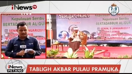 Suasana Tabligh Akbar di Kepulauan Seribu
