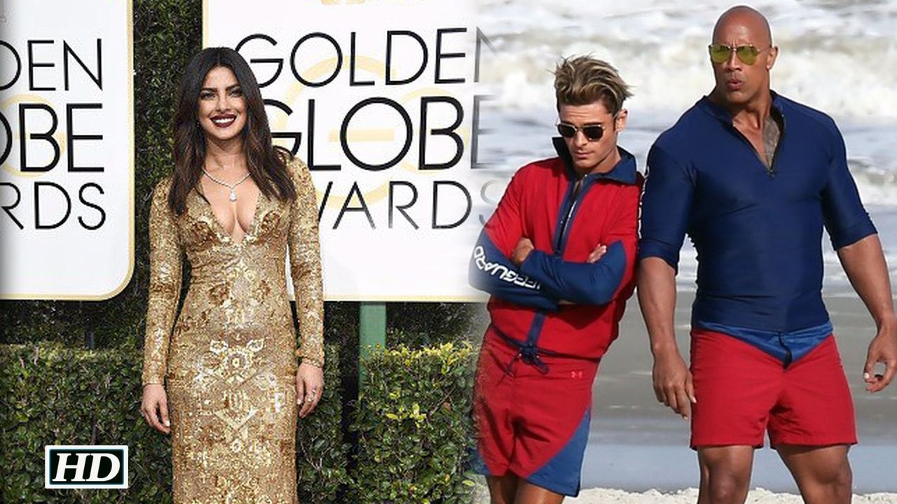Co-Stars Dwayne and Zac go Head over heels for Priyanka Chopra
