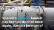 SpaceX upcoming Falcon 9 launch postponed again