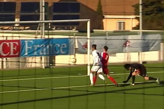 Coupe Gambardella - OM 6-0 Cannes : le but de Florian Chabrolle (44e)