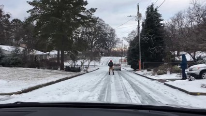 Les habitants de raleigh savent comment profiter de la neige après la tempête