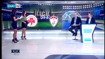 2η Πλατανιάς-ΑΕΛ 3-2  2016-17 Στιγμιότυπα (Kick off-Σκάι)