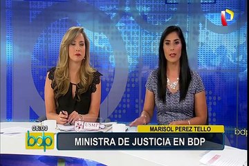 Ministra Pérez Tello sobre caso Odebrecht: “Lo que está haciendo el Ministerio Público son los primeros pasos"