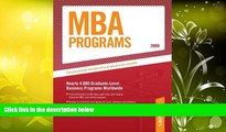 Read Book MBA Programs - 2009, Guide to (Peterson s MBA Programs) Peterson s  For Ipad