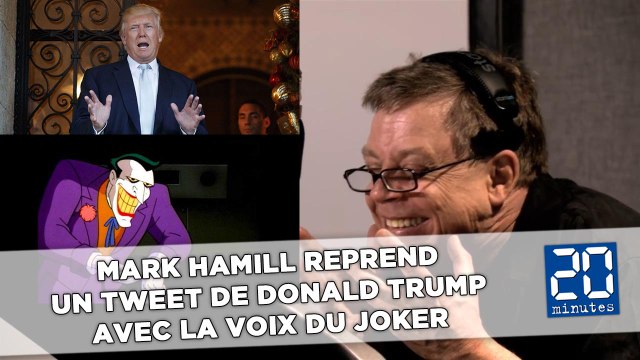 Mark Hamill reprend un tweet de Donald Trump avec la voix du Joker