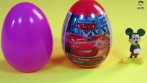 Disney Princes Pixar Cars Mickey Mouse, Disney Surprise Eggs Surprise Toys