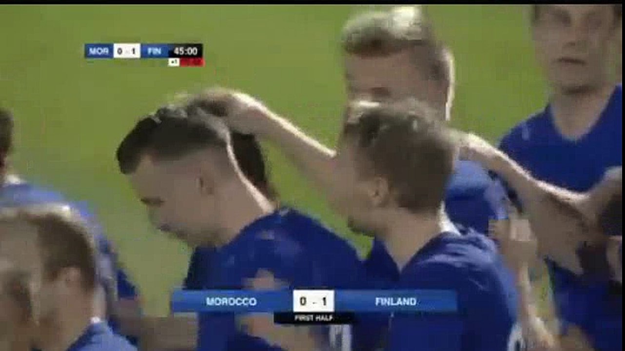 Juhani Ojala Goal HD - Morocco 0-1 Finland 09.01.2017