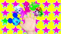 Finger Family collection Spiderman Frozen Elsa Peppa pig Lollipop Nursery Rhymes Lyrics for Kids