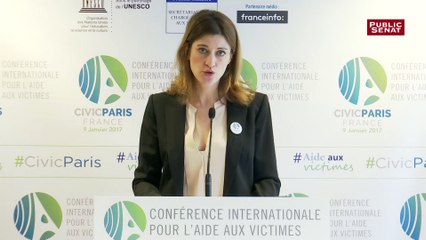 "Personne n'est épargné par le terrorisme", souligne Juliette Méadel en marge de la conférence internationale sur l'aide aux victimes